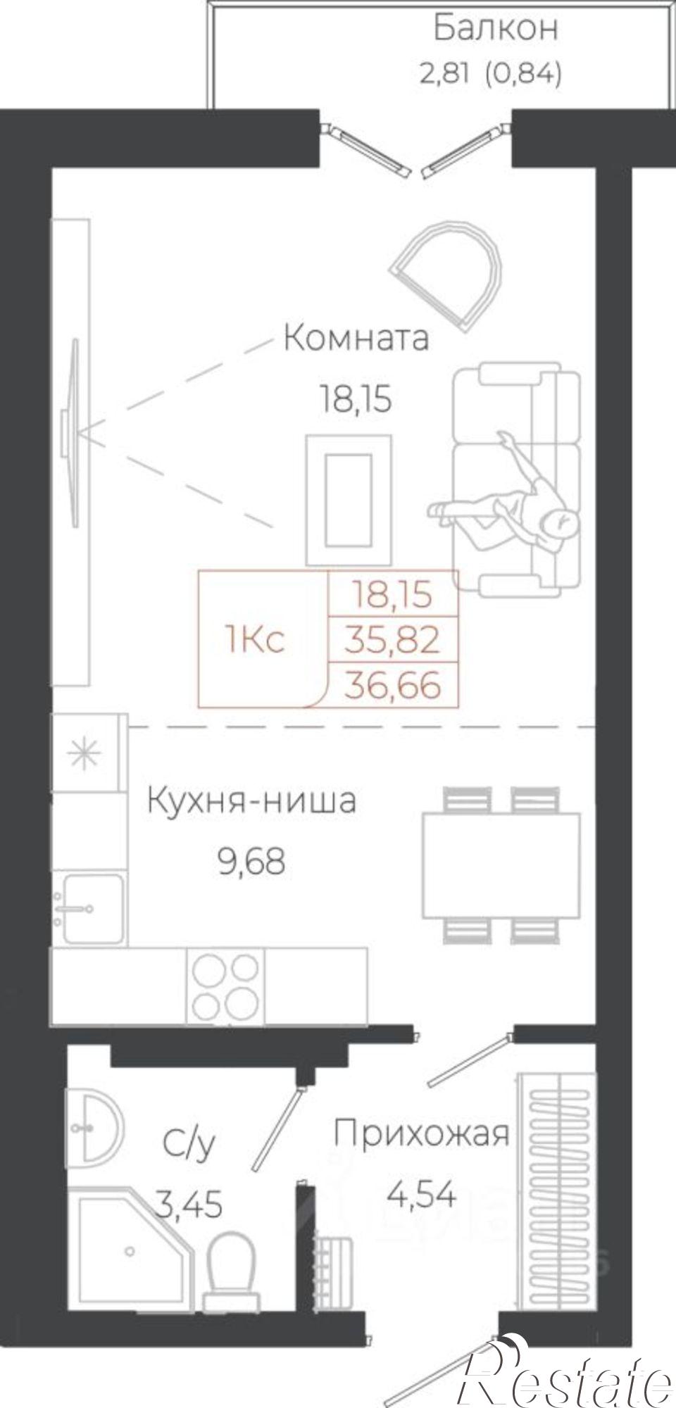 Купить квартиру за 9 348 300 рублей на Майминский район, село Майма