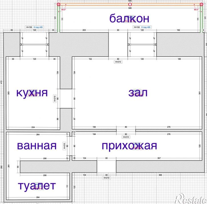 1-комн квартира улица Ленина, 62,  д. 62