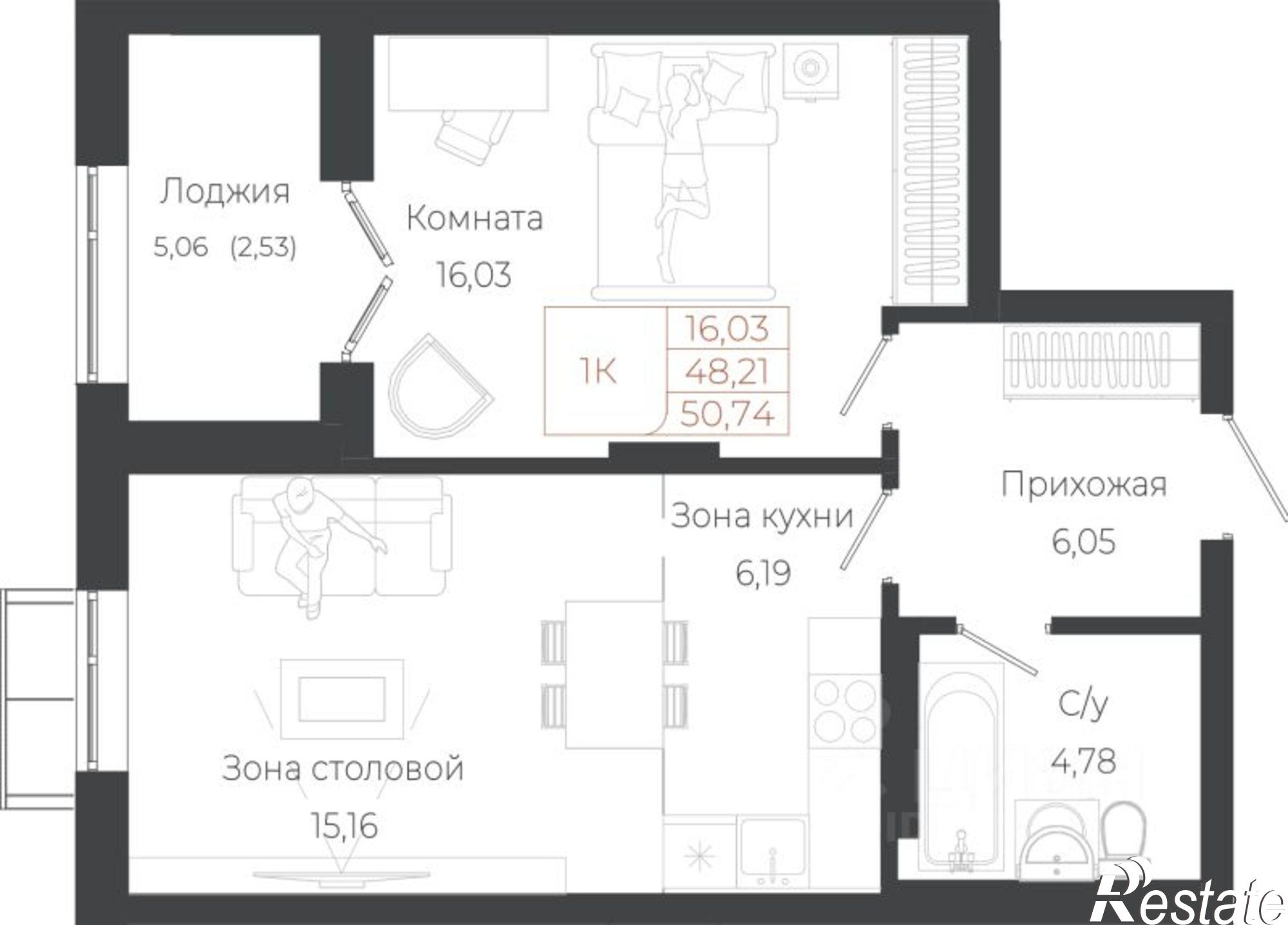 Купить квартиру за 12 837 200 рублей на Майминский район, село Майма