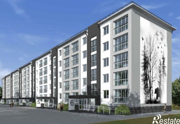 2-комн квартира в новом доме улица Ленина, 60Б,  д. 60Б